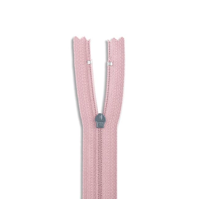 14" Nylon Coil Non-Separating Zipper - Pink - YKK-Zipper-3