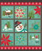 Winter Wonder Teal PANEL - by Heather Peterson - for Riley Blake Designs - Snowmen, Winter - 36" x 44" - P12069-PANEL-RebsFabStash