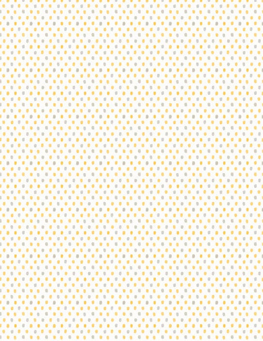 Fields of Gold - Gingham White/Yellow - Per Yard - by Lisa Audit - Wilmington Prints - Yellow, Gold - 1409-86505-155