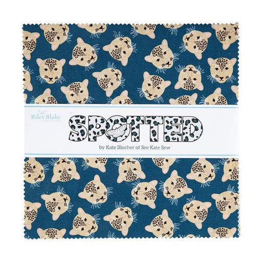 Spotted - Layer Cake - (42) 10" Squares - Stacker -by Kate Blocher for Riley Blake Designs - Leopard, flowers - 10-10840-42-Layer Cakes/Jelly Rolls-RebsFabStash