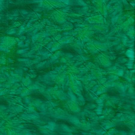 Lava Solid Batik - Emerald - Per Yard - Anthology - Batik Basics - 100Q-1616 EMERALD
