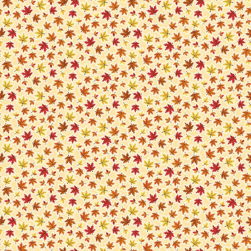 NEW! Autumn in the Air - Blustery - Per Yard - by Patrick Lose for Northcott - Leaves, leaf - Sunny - 10170-30-Yardage - on the bolt-RebsFabStash