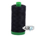 Aurifil - Mako Cotton Thread - 1094 yds/1000m - BLACK - 40 wt - 1040-2692-thread-RebsFabStash