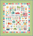 108 Wide Bee Backings! - Quilt Back Fabric -Per Yard - Riley Blake - by Lori Holt - 108" wide Farm Girl Vintage - Farm Life WB7887-STEEL - RebsFabStash