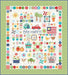 108 Wide Bee Backings! - Quilt Back Fabric - Riley Blake - by Lori Holt - 108" wide - Chicks on Coral REMNANT PIECES - WB C6423 - RebsFabStash