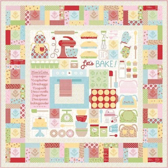 108 Wide Bee Backings! - Quilt Back Fabric - Riley Blake - by Lori Holt - 108" wide Farm Girl Vintage - Farm Life WB7887-COTTAGE - RebsFabStash
