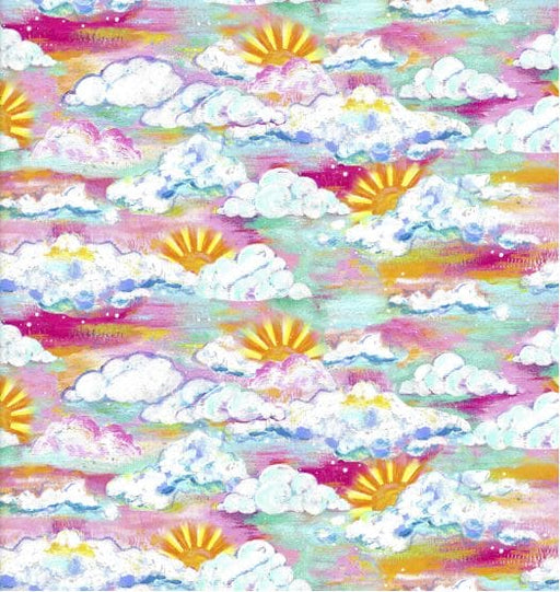 NEW! Seas the Day - Sky - Per Yard - by Bethany Joy for 3 Wishes - Digital Print - Pink - 18723-PNK-Yardage - on the bolt-RebsFabStash