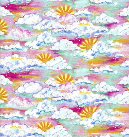 NEW! Seas the Day - Sky - Per Yard - by Bethany Joy for 3 Wishes - Digital Print - Pink - 18723-PNK-Yardage - on the bolt-RebsFabStash