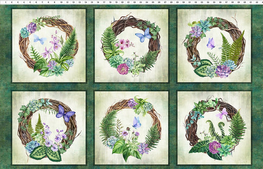 Botanical, Block Panel, In The Beginning, Jason Yenter, Floral, plants