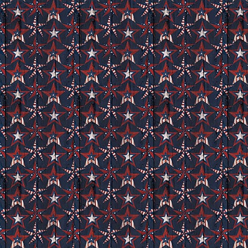 Heart of America - Patriotic Stars - Navy - Per Yard - by Loni Harris for 3 Wishes - 3HEARTOFAMER-20249-NVY-Yardage - on the bolt-RebsFabStash