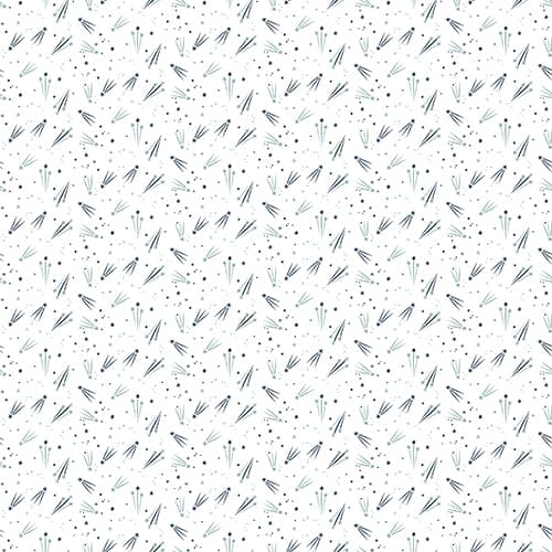 NEW! Starry Adventures - Shooting Stars - White - Flannel - Per Yard - by Lisa Perry for 3 Wishes - 3STARRYADV-20256-WHT-FLN-Yardage - on the bolt-RebsFabStash