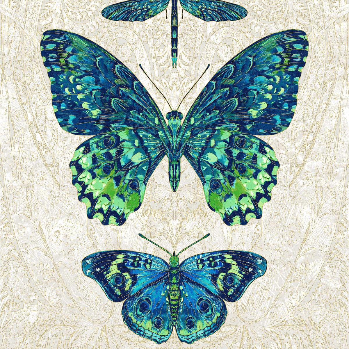 NEW! Luminosity - Butterfly Panel - Per Panel - RebsFabStash