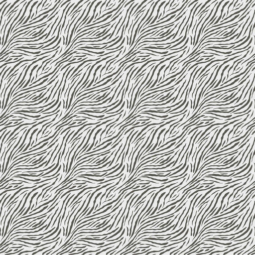Baby Safari - Zebra Print - Per Yard - by Deborah Edwards for Northcott - White/Black - RebsFabStash