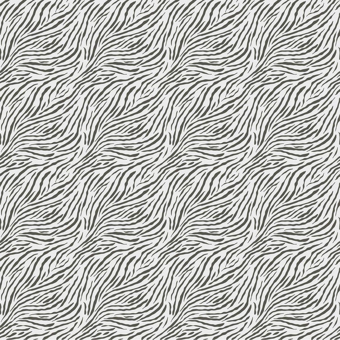 Baby Safari - Zebra Print - Per Yard - by Deborah Edwards for Northcott - White/Black - RebsFabStash