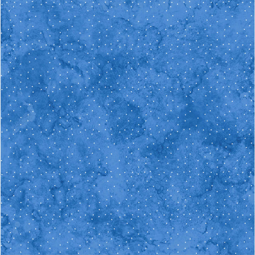 Stonehenge Christmas Joy - Texture With Star - Per Yard - by Deborah Edwards for Northcott - Light Blue- RebsFabStash