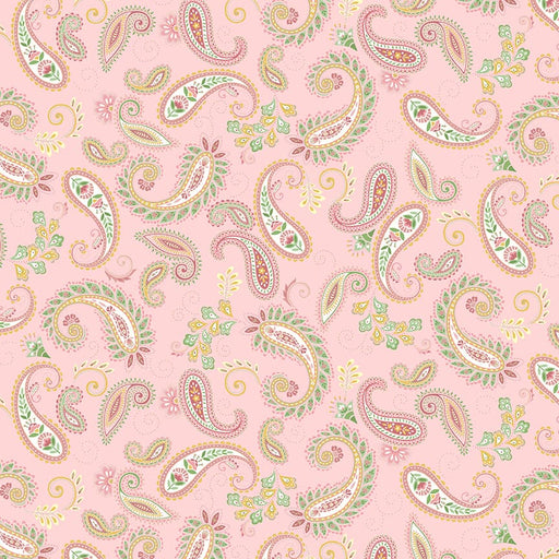 NEW! Renaissance Garden - Paisley Toss - Per Yard - by Mary Jane Carey of Holly Hill Quilt Designs for Henry Glass - Pink - 2627-22-Yardage - on the bolt-RebsFabStash