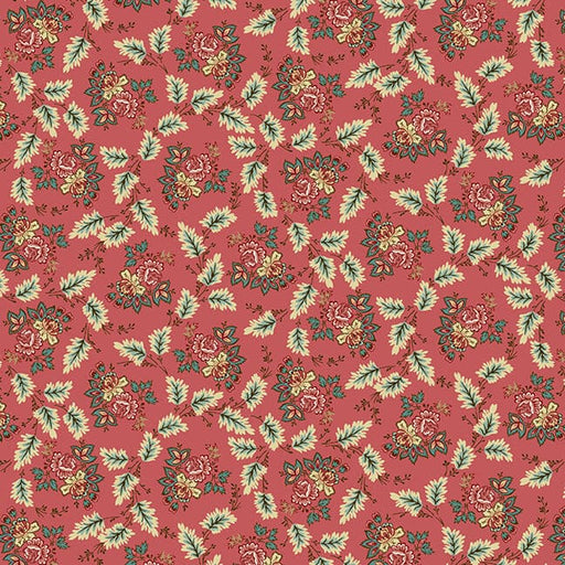 NEW! Lille - Floral Leaf - Per Yard - by Michelle Yeo for Henry Glass - Pink - 2763-22-Yardage - on the bolt-RebsFabStash