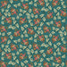NEW! Lille - Floral Leaf - Per Yard - by Michelle Yeo for Henry Glass - Teal - 2763-77-Yardage - on the bolt-RebsFabStash