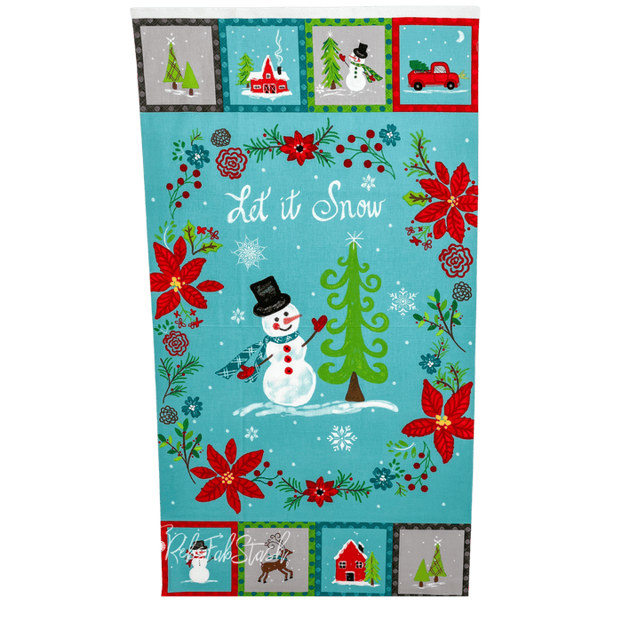 Snowed In Florals - PROMO Fat Quarter Bundle + PANEL!- (14) 18"x 21" FQ's + 24" x 43" Panel - by Heather Peterson for Riley Blake