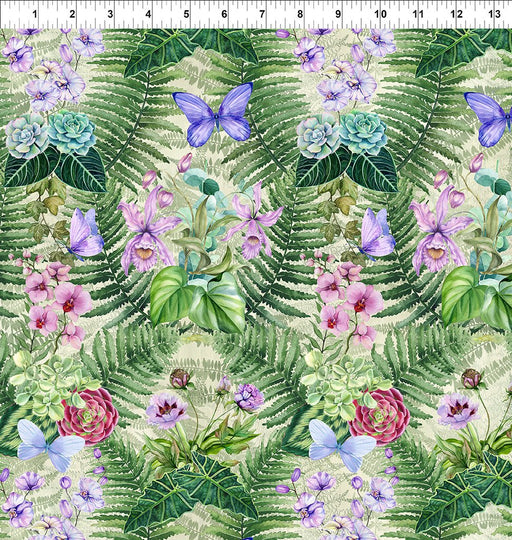 Botanical, In The Beginning, Jason Yenter, Floral, Butterflies