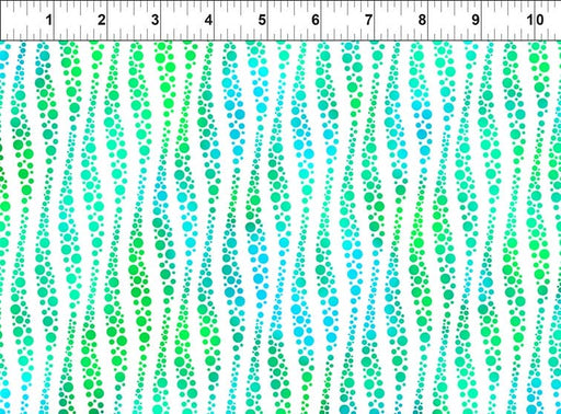 Unusual Garden II - Waves & Bubbles - Per Yard - Jason Yenter - In the Beginning Fabrics - Light - 4UGB-2-Yardage - on the bolt-RebsFabStash