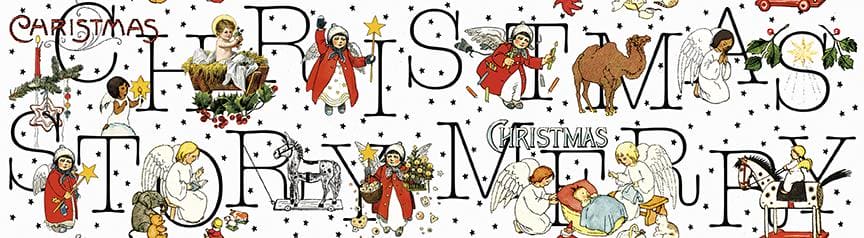 5 YARD CUT! - All About Christmas - Green Christmas Good News - Janet Wecker Frisch - Riley Blake Designs - Winter - C10795-GREEN - RebsFabStash