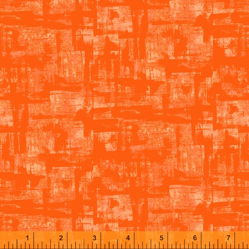 Spectrum - Persimmon - Per Yard - By Whistler Studios for Windham - Basic, Tonal, Blender, Textured - Orange - 52782-40-Yardage - on the bolt-RebsFabStash