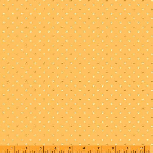 New! Forget Me Not - per yard - by Allison Harris of Cluck Cluck Sew for Windham Fabrics - 53014-13 - Bud Dot on Sunshine Yellow-Yardage - on the bolt-RebsFabStash