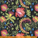 New! Yippie Yi Yo Ki Yay - per yard - by Laura Heine for Windham Fabrics - Awesome Blossom on Black - 53235-3-Yardage - on the bolt-RebsFabStash