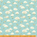 New! Land and Sea - Seabirds and Clouds Daylight - per yard - by Katherine Quinn for Windham Fabrics - 53279D-4 Aqua-Yardage - on the bolt-RebsFabStash