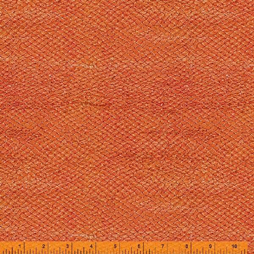 New! Land and Sea - Fishing Net Rust - per yard - by Katherine Quinn for Windham Fabrics - 53289D-7-Yardage - on the bolt-RebsFabStash