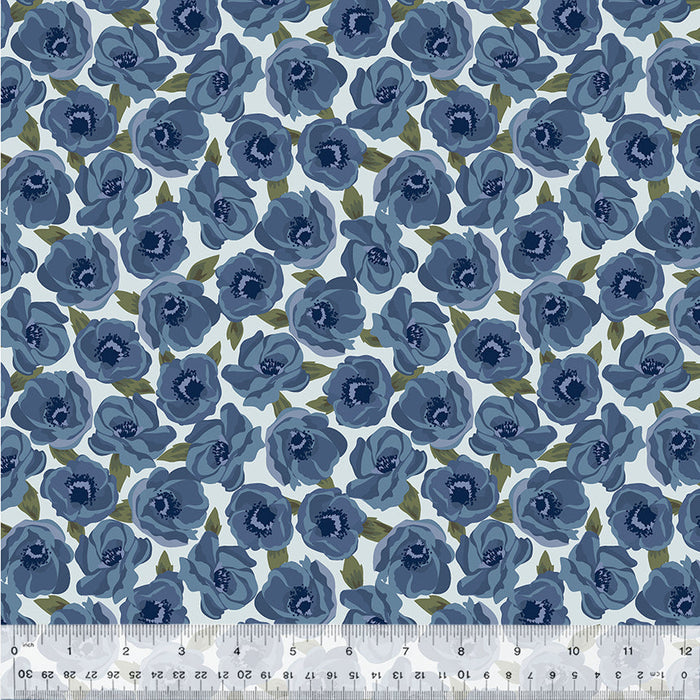 New! Sabrina - by Whistler Studios for Windham Fabrics - Patriotic Floral - PROMO Fat Quarter Bundle (13) 18" x 22" pieces