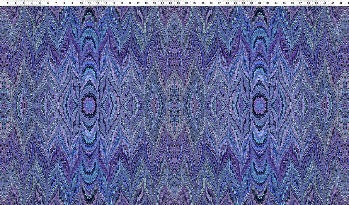 Marble Essence - Napoli - Per Yard - Jason Yenter - In The Beginning Fabrics - Purple - 3JYM-1
