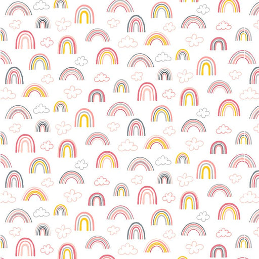 NEW! Porkopolis - Rainbows - Per Yard - by Diane Eichler for Studio e - Pigs - Multi - 6005-29-Yardage - on the bolt-RebsFabStash