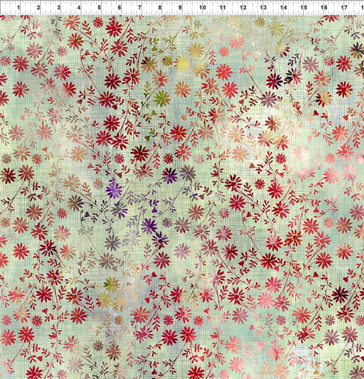Haven - Per Yard - by In The Beginning Fabrics - Wildflower, Digital Print - Red Colorway - 6HVN 1-Yardage - on the bolt-RebsFabStash