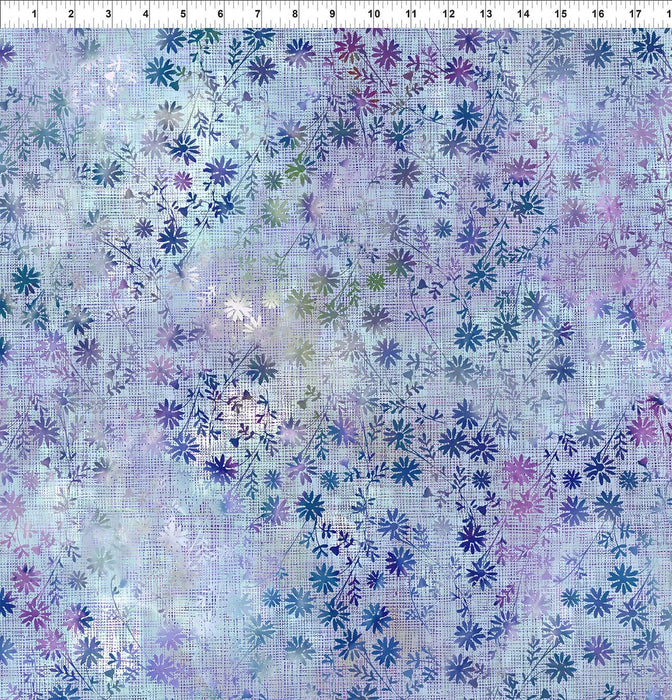 Haven - Per Yard - by In The Beginning Fabrics - Chrysanthemums, Digital Print - Purple - 5HVN 3