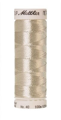 Mettler Thread - Metallic Embroidery 100m 109yd -Silver-thread-RebsFabStash
