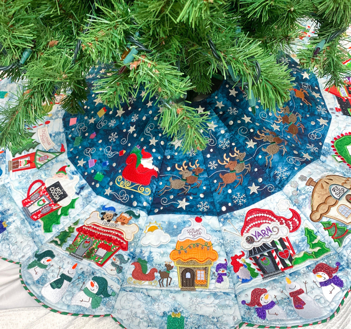 10 Fat Quarters - Christmas Holiday Festive Winter Assorted