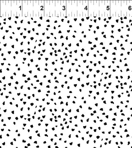 NEW! Flower Market - Speckle - Per Yard - By Jennifer Heynen - In The Beginning Fabrics - Black/White 7JHS 1-Yardage - on the bolt-RebsFabStash
