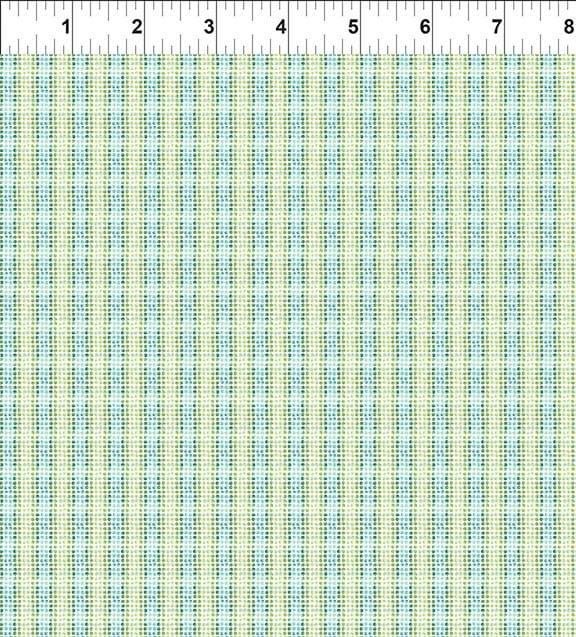 Patricia - Teal Sprigs - Per Yard - by In The Beginning Fabrics - Floral, Pastels, Digital Print - Teal - 9PAT1