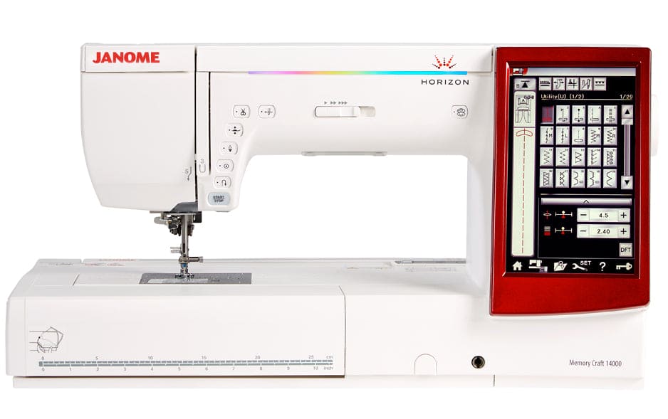 Janome Horizon Memory Craft 14000 Combination Sewing and Embroidery Machine - US Orders Only
