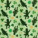 Hello Lucky - Tossed Leprechauns - Per yard - By Andrea Tachiera for Henry Glass - SEW CUTE! - St. Patrick's Day - Green - 9739-66-Yardage - on the bolt-RebsFabStash