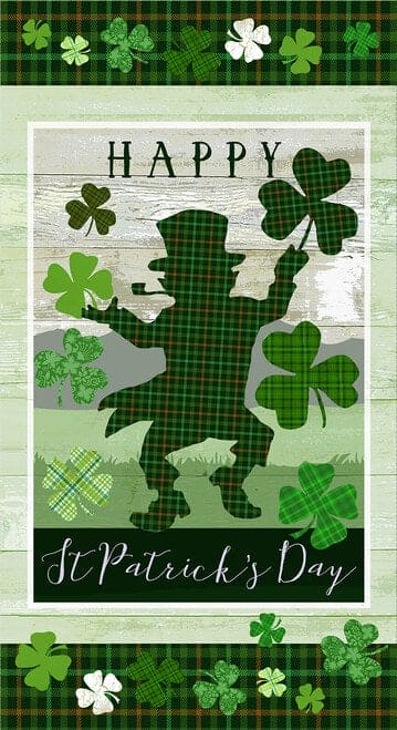NEW! Hello Lucky - PROMO Fat Quarter Bundle + PANEL - (11) FQ's + (1) 24" Panel - By Andrea Tachiera for Henry Glass - St. Patrick's Day