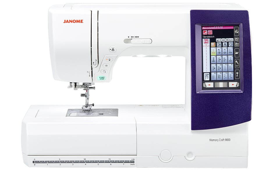 Janome Memory Craft 9850 Combination Sewing and Embroidery Machine - US Orders Only