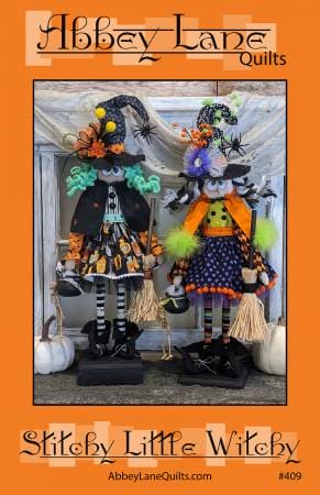 Stitchy Little Witchy - Craft PATTERN - Abbey Lane Quilts - Halloween, Witch, - #409-Patterns-RebsFabStash