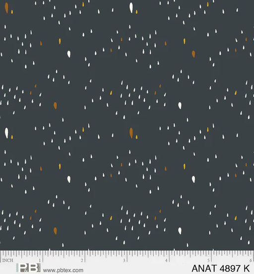 NEW! - Au Naturel - Rain Dark Gray - Per Yard - by Jacqueline Schmidt for P&B Textiles - ANAT-04897-K-Yardage - on the bolt-RebsFabStash
