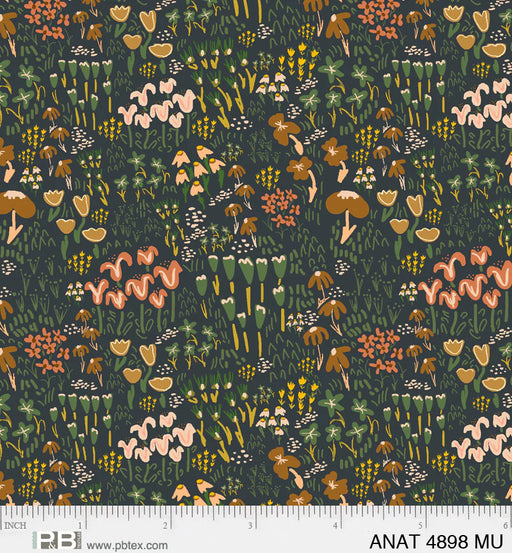 NEW! - Au Naturel - Meadow - Per Yard - by Jacqueline Schmidt for P&B Textiles - ANAT-04898-MU-Yardage - on the bolt-RebsFabStash