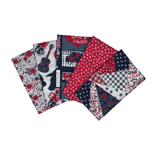 NEW! American Dreamer - PROMO 1 Yard Bundle - (5) 1 yard pieces - by AmyLee Weeks for 3 Wishes