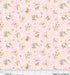 Boots and Blooms - Sillier than Sally Designs - running yardage - per yard - by P&B Textiles - Medium Floral on Pink - BBLO-4740 -P-Yardage - on the bolt-RebsFabStash