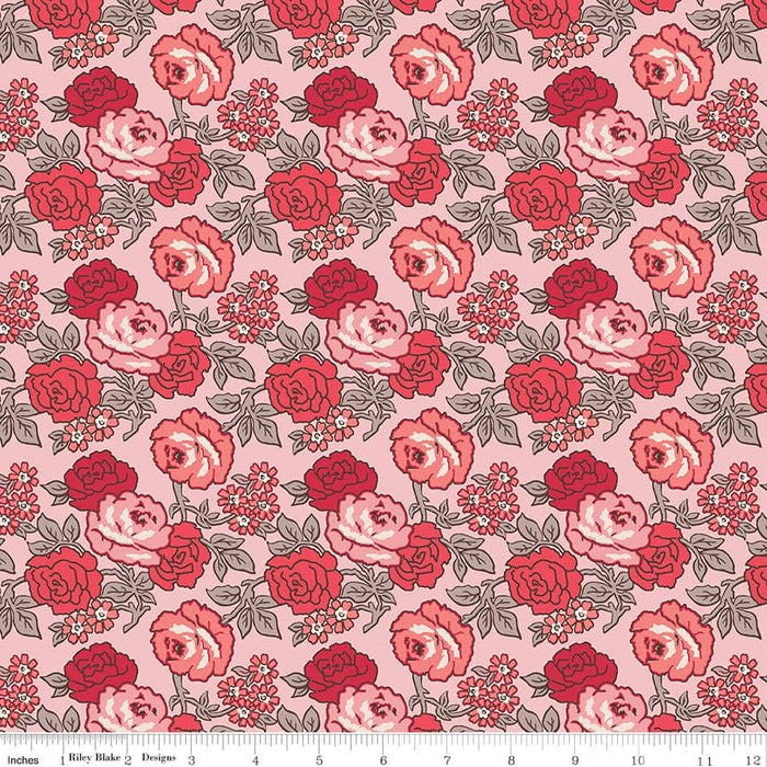 Flea Market - per yard - by Lori Holt of Bee in my Bonnet for Riley Blake Fabrics - Wallpaper - C10214-PEBBLE